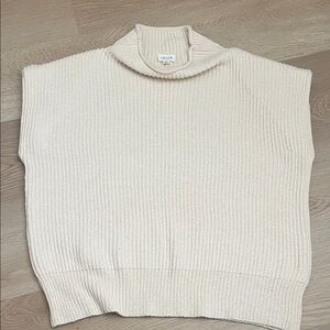 Le Li’s Cream Mock Neck Sweater